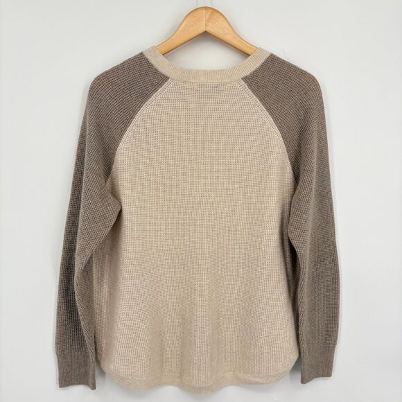 Madewell Jane Waffle Knit Sweater Wool Alpaca Blend Pullover, Sz Small, - Picture 2 of 8
